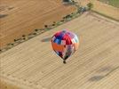 Photos aériennes de "montgolfiere" - Photo réf. E157820 - Lorraine Mondial Air Ballons 2015 : Vol du Dimanche 26 Juillet le matin lors du Record Mondial de Dcollage en Ligne. (The Great Line, In-line Mass Ascent)