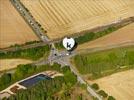 Photos aériennes de "montgolfiere" - Photo réf. E157826 - Lorraine Mondial Air Ballons 2015 : Vol du Dimanche 26 Juillet le matin lors du Record Mondial de Dcollage en Ligne. (The Great Line, In-line Mass Ascent)