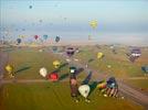 Photos aériennes de "montgolfiere" - Photo réf. E157967 - Lorraine Mondial Air Ballons 2015 : Vol du Vendredi 31 Juillet le matin.