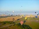 Photos aériennes de "montgolfiere" - Photo réf. E157970 - Lorraine Mondial Air Ballons 2015 : Vol du Vendredi 31 Juillet le matin.