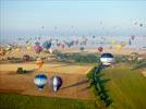 Photos aériennes de "montgolfiere" - Photo réf. E157975 - Lorraine Mondial Air Ballons 2015 : Vol du Vendredi 31 Juillet le matin.