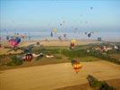 Photos aériennes de "montgolfiere" - Photo réf. E157977 - Lorraine Mondial Air Ballons 2015 : Vol du Vendredi 31 Juillet le matin.