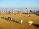 Photos aériennes de "montgolfiere" - Photo réf. E157986 - Lorraine Mondial Air Ballons 2015 : Vol du Vendredi 31 Juillet le matin.