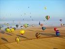 Photos aériennes de "montgolfiere" - Photo réf. E157989 - Lorraine Mondial Air Ballons 2015 : Vol du Vendredi 31 Juillet le matin.