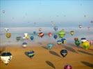 Photos aériennes de "montgolfiere" - Photo réf. E157993 - Lorraine Mondial Air Ballons 2015 : Vol du Vendredi 31 Juillet le matin.