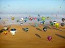 Photos aériennes de "montgolfiere" - Photo réf. E157994 - Lorraine Mondial Air Ballons 2015 : Vol du Vendredi 31 Juillet le matin.