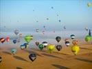 Photos aériennes de "montgolfiere" - Photo réf. E157995 - Lorraine Mondial Air Ballons 2015 : Vol du Vendredi 31 Juillet le matin.