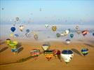 Photos aériennes de "montgolfiere" - Photo réf. E157996 - Lorraine Mondial Air Ballons 2015 : Vol du Vendredi 31 Juillet le matin.