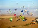 Photos aériennes de "montgolfiere" - Photo réf. E157997 - Lorraine Mondial Air Ballons 2015 : Vol du Vendredi 31 Juillet le matin.