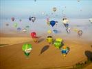 Photos aériennes de "montgolfiere" - Photo réf. E157998 - Lorraine Mondial Air Ballons 2015 : Vol du Vendredi 31 Juillet le matin.