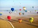 Photos aériennes de "montgolfiere" - Photo réf. E158002 - Lorraine Mondial Air Ballons 2015 : Vol du Vendredi 31 Juillet le matin.