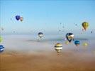 Photos aériennes de "montgolfiere" - Photo réf. E158007 - Lorraine Mondial Air Ballons 2015 : Vol du Vendredi 31 Juillet le matin.