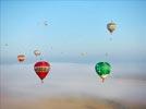 Photos aériennes de "montgolfiere" - Photo réf. E158009 - Lorraine Mondial Air Ballons 2015 : Vol du Vendredi 31 Juillet le matin.