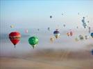 Photos aériennes de "montgolfiere" - Photo réf. E158010 - Lorraine Mondial Air Ballons 2015 : Vol du Vendredi 31 Juillet le matin.