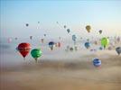 Photos aériennes de "montgolfiere" - Photo réf. E158012 - Lorraine Mondial Air Ballons 2015 : Vol du Vendredi 31 Juillet le matin.