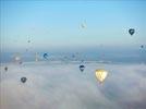 Photos aériennes de "montgolfiere" - Photo réf. E158017 - Lorraine Mondial Air Ballons 2015 : Vol du Vendredi 31 Juillet le matin.