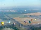 Photos aériennes de "montgolfiere" - Photo réf. E158022 - Lorraine Mondial Air Ballons 2015 : Vol du Vendredi 31 Juillet le matin.