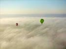 Photos aériennes de "montgolfiere" - Photo réf. E158027 - Lorraine Mondial Air Ballons 2015 : Vol du Vendredi 31 Juillet le matin.