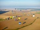 Photos aériennes de "montgolfiere" - Photo réf. E158045 - Lorraine Mondial Air Ballons 2015 : Vol du Vendredi 31 Juillet le matin.