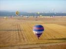 Photos aériennes de "montgolfiere" - Photo réf. E158048 - Lorraine Mondial Air Ballons 2015 : Vol du Vendredi 31 Juillet le matin.