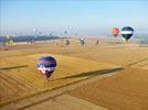 Photos aériennes de "montgolfiere" - Photo réf. E158049 - Lorraine Mondial Air Ballons 2015 : Vol du Vendredi 31 Juillet le matin.