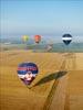 Photos aériennes de "montgolfiere" - Photo réf. E158052 - Lorraine Mondial Air Ballons 2015 : Vol du Vendredi 31 Juillet le matin.