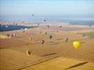 Photos aériennes de "montgolfiere" - Photo réf. E158055 - Lorraine Mondial Air Ballons 2015 : Vol du Vendredi 31 Juillet le matin.