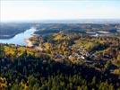 Photos aériennes de "automne" - Photo réf. E161558 - Le Lac et le village de Pierre-Pere  l'Automne