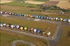 Photos aériennes - Mondial Air Ballons 2019 - Photo réf. E172872 - Grand Est Mondial Air Ballons 2019 : Grande Ligne du lundi 29 Juillet au matin.