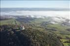 Photos aériennes de "ciel" - Photo réf. E174737 - La dissipation du brouillard matinal est un spectacle magique vu du ciel