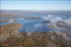 Photos aériennes de "ciel" - Photo réf. E174747 - La dissipation du brouillard matinal est un spectacle magique vu du ciel