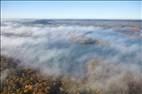 Photos aériennes de "ciel" - Photo réf. E174758 - La dissipation du brouillard matinal est un spectacle magique vu du ciel