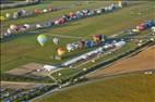 Photos aériennes - Mondial Air Ballons 2021 - Photo réf. E174830 - Grand Est Mondial Air Ballons 2021 : Grande Ligne du Dimanche 25 Juillet au matin.