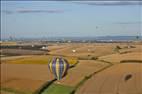 Photos aériennes - Mondial Air Ballons 2021 - Photo réf. E174907 - Grand Est Mondial Air Ballons 2021 : Grande Ligne du Dimanche 25 Juillet au matin.