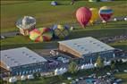 Photos aériennes - Mondial Air Ballons 2021 - Photo réf. E174919 - Grand Est Mondial Air Ballons 2021 : Grande Ligne du Dimanche 25 Juillet au matin.